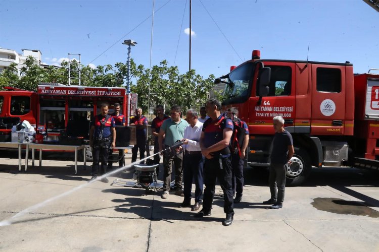 Adıyaman’da itfaiye filosuna yeni araçlar eklendi