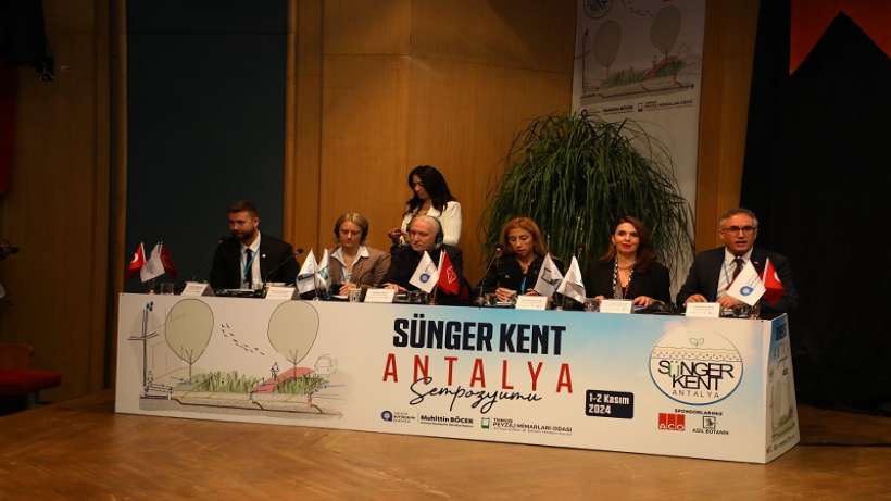 ANTALYA BÜYÜKŞEHİR’DEN SÜNGER KENT SEMPOZYUMU