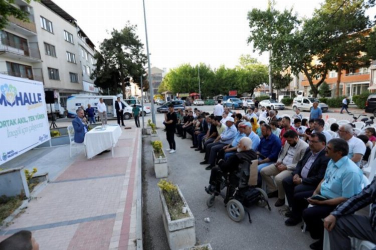 Bursa İnegöl'de mahalle buluşmaları yeniden başladı