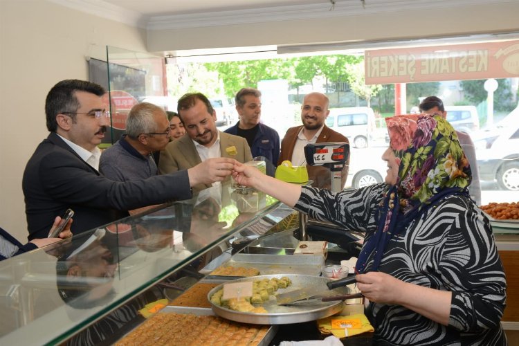 Bursa Yıldırım'da Erikli turu