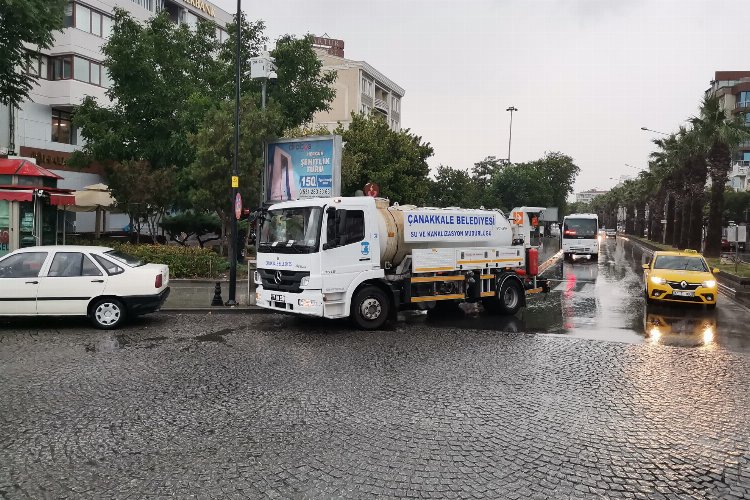 Çanakkale sağanak yağışa hazırlıklı yakalandı