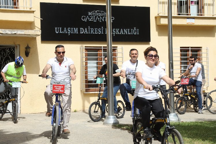 Gaziantep'te farkındalıklı pedal