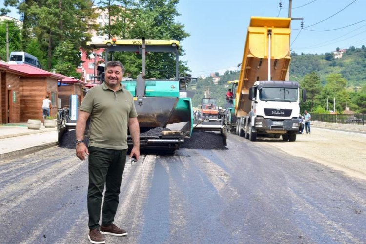 Giresun'da asfalt seferberliği