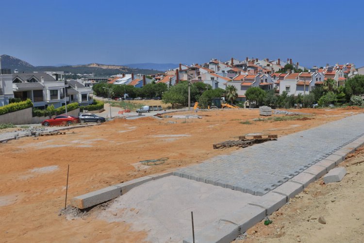 İzmir Güzelbahçe, yeşil alanlara yeni bir park daha ekliyor