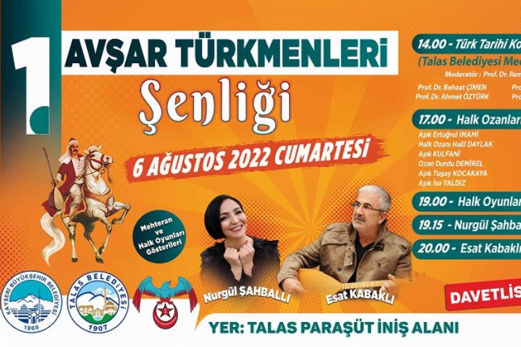 Kayseri'de Avşar Türkmenleri'nin şenlik heyecanı