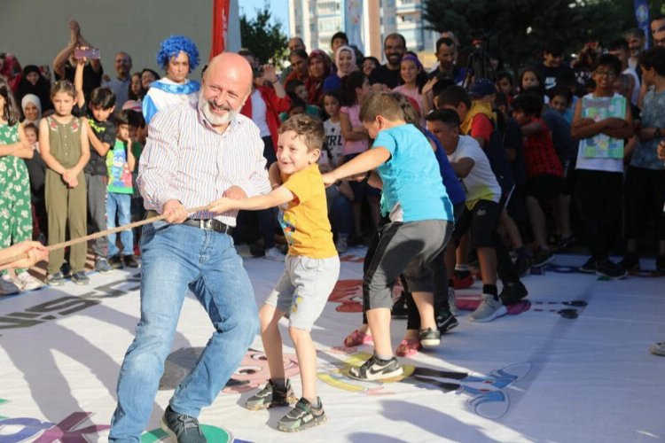 Kayseri Kocasinan'da nostaljik oyun şenliği