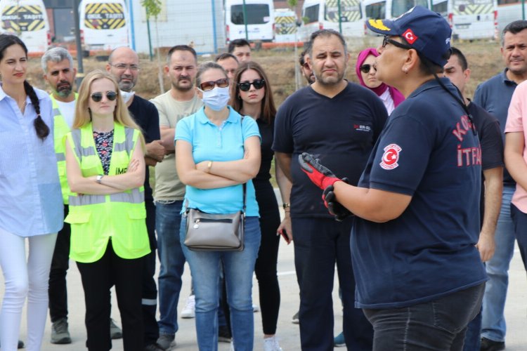 Kocaeli'de İtfaiye ve AFAD’dan ortak tatbikat