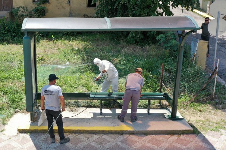 Kocaeli'nin durakları onarımdan geçiyor