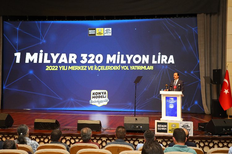 Konya’da yol yatırımları 1 milyar 320 milyon lira