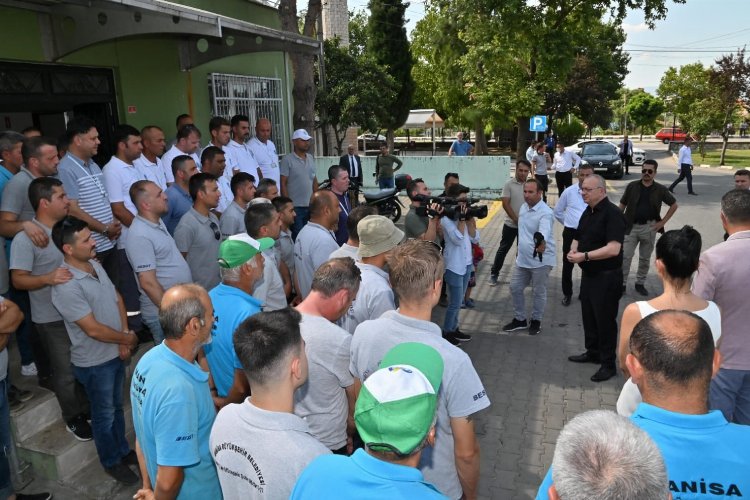 Manisa'da müjdeyi Başkan Ergün verdi... Çalışanlara yüzde 117'lik artış yapıldı