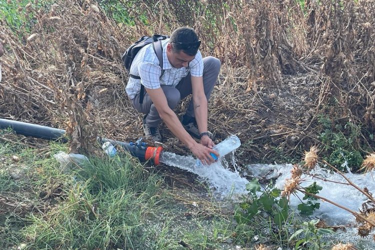 Manisa Saruhanlı'da 13 litre verimlik yeni sondaj