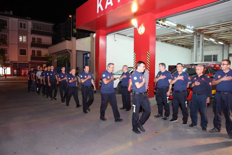 Mersin'deki yangına Kayseri'den takviye