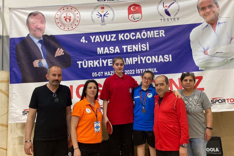 Sakaryalı özel sporcular 'masa'da üçüncü oldular