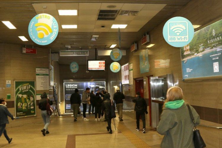 İstanbul Büyükşehir'in bedava interneti tüm metrolarda