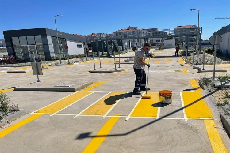 Tekirdağ Çorlu'da çocuklar için trafik parkı