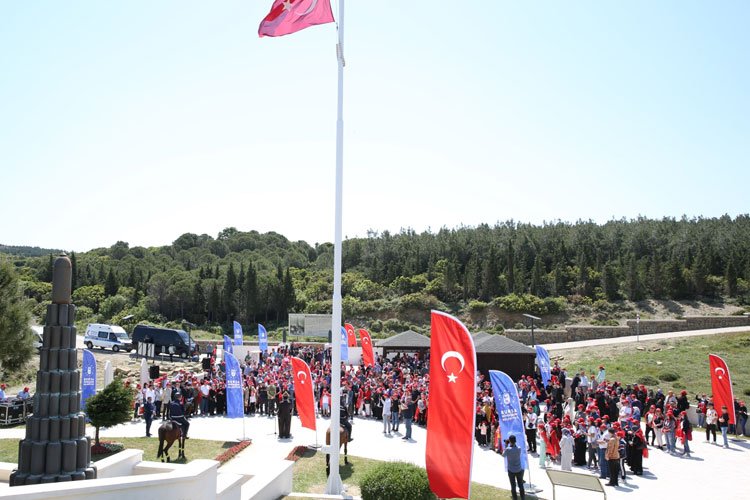 107 yıl sonra Bursa aynı ruhla Çanakkale'de