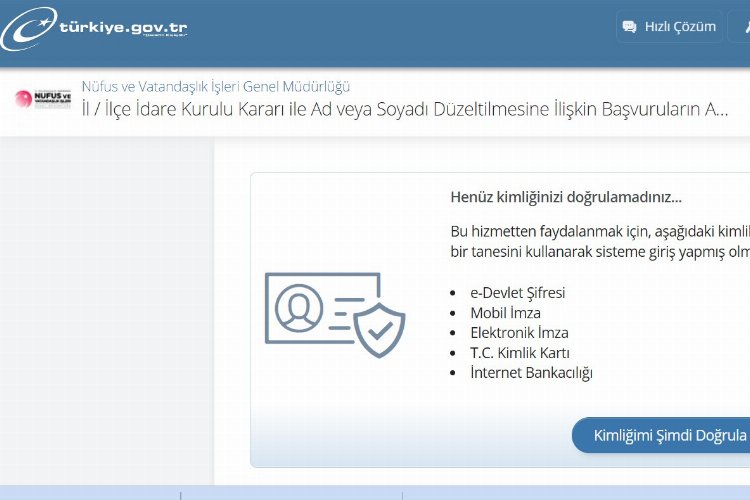 Ad soyad değişikliği için yarın son gün! Tek tıkla adını değiştir