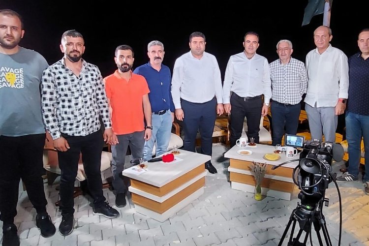 Adıyaman'da Samsat Belediye Başkanı Halil Fırat İnternet Gazetecileri'nin konuğu oldu