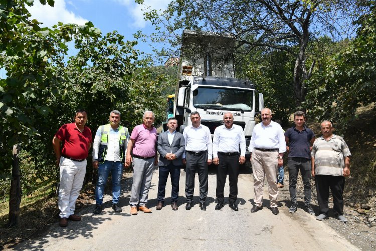 Başkan Zorluoğlu Araklı’daki çalışmaları inceledi