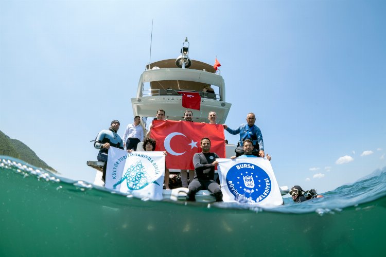 Bursa Gemlik Körfezi’nde ‘bayram' dalışı