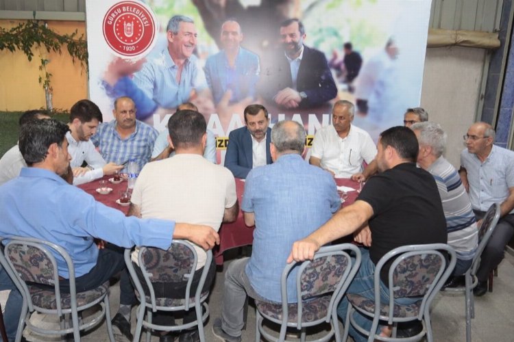 Bursa Gürsu'da Başkan Işık vatandaşları kıraathanelerde dinliyor