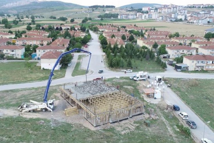 Bursa İnegöl'e hayırsever katkılı camiye temsili temel