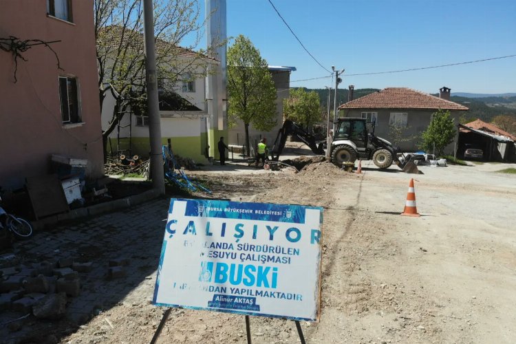 Bursa Keles'te Kirazlı'nın altyapısına neşter