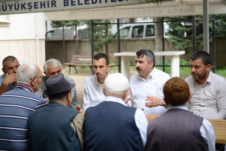 Bursa Yıldırım'da 1 ayda 15 mahalle ziyareti