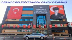 Derince Belediyesinden Örnek Davranış