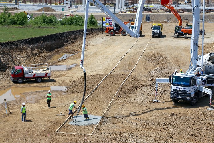 Düzce'de 65 ton kapasiteli üretim tesisine ilk temel