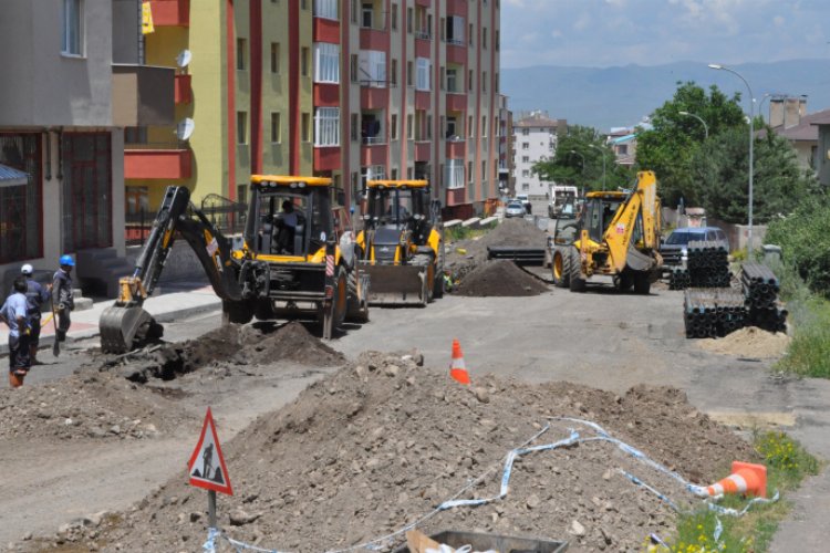 Erzurum'da alt yapı seferberliği