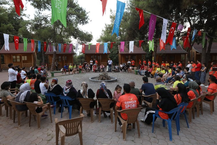 Gaziantep'te eğlenceli aile kampı