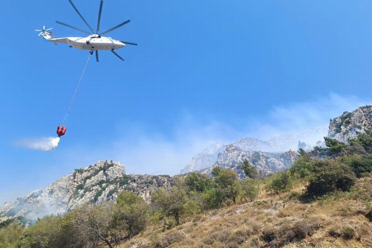 Hatay'da Habib-i Neccar Dağı'ndaki yangın kontrol altında