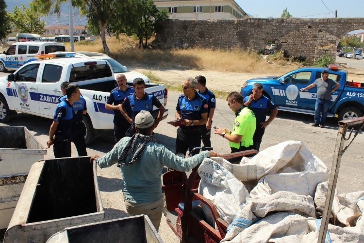 Hatay Zabıtası'ndan çevresel denetim