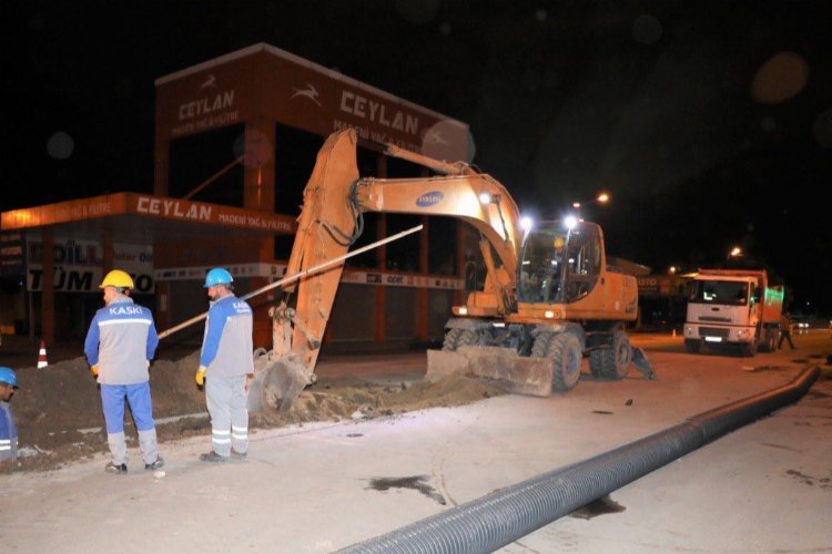 Kayseri KASKİ'den Yeni Sanayi'de alt yapı çalışması