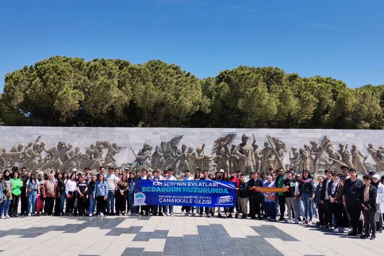 Kayseri'nin evlatları Çanakkale gezisinde 