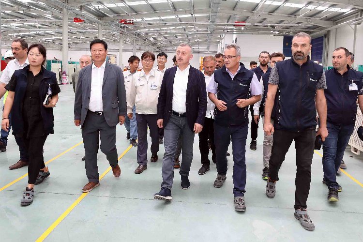 Kocaeli'de Koreli fabrikaya ziyaret