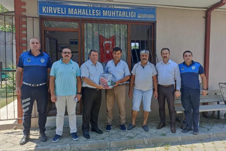 Manisa Salihli'de ara seçim muhtarlarına 'hayırlı olsun' ziyareti