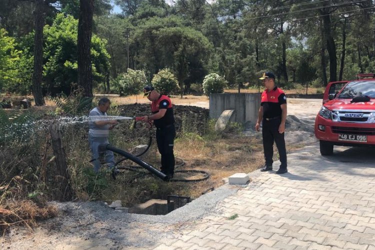 Muğla'da itfaiyeden yangın denetimi