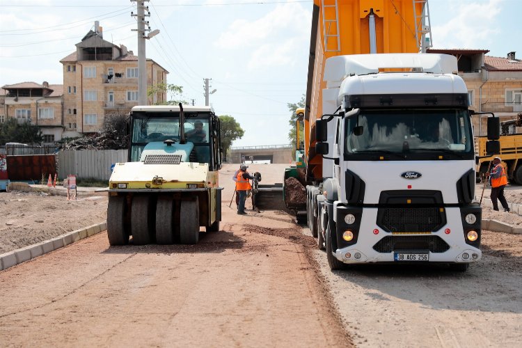 Nevşehir Belediyesi'nden Sümer'de üstyapı çalışması