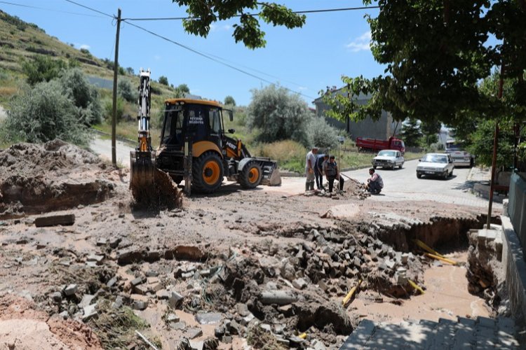 Nevşehir'de alt yapı çalışması