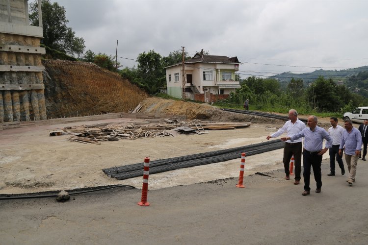 Rize Kaplıca Mahallesi'ndeki su deposuna revize