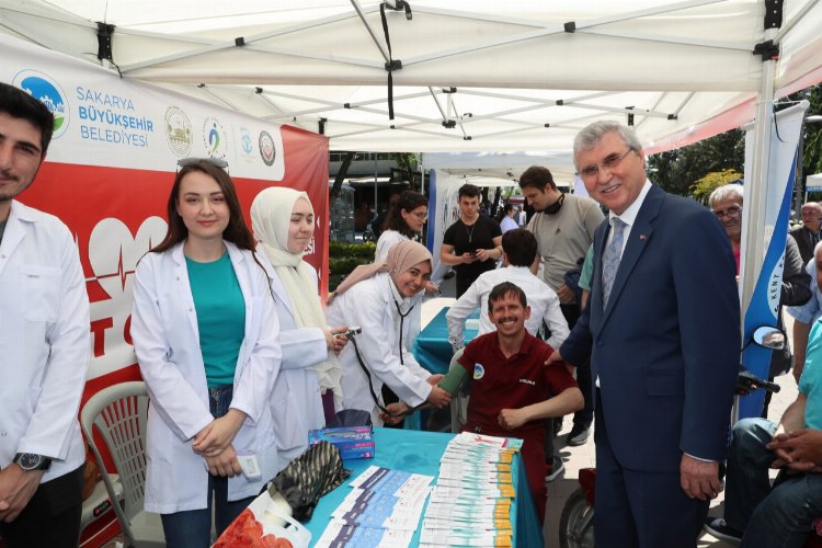 Sakarya'da sokakta sağlık var 