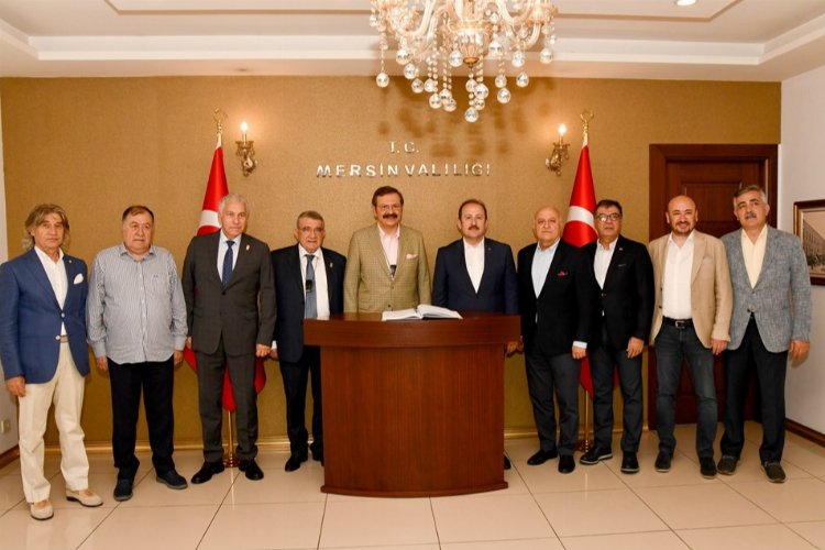 TOBB Başkanı Rifat Hisarcıklıoğlu Mersin’de